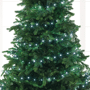 Kerstverlichting koud wit 600 cm 80 lampjes in boom